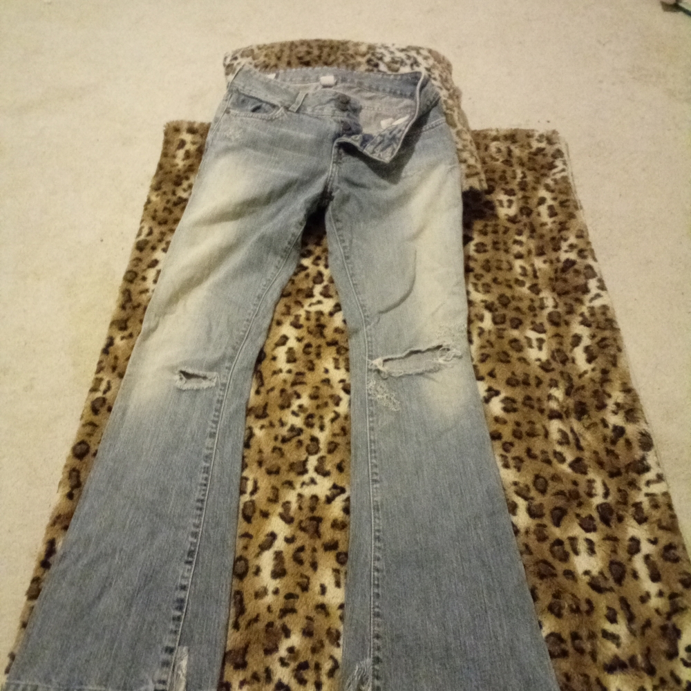 Abercrombie & Fitch Light Blue Flare Jeans